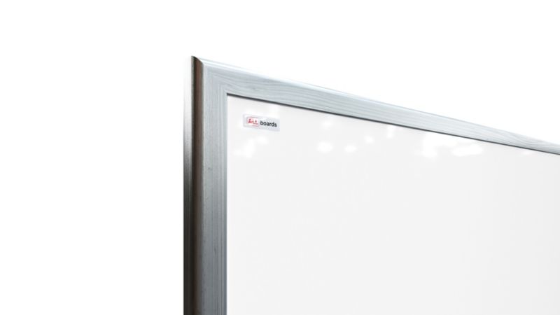 Tablica magnetyczna ALLboards 90x60 cm rama drewniana srebrna 1 szt.