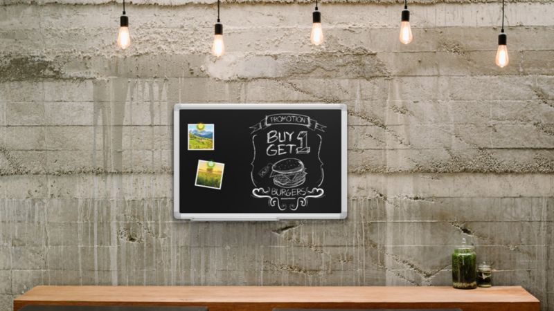 Tablica magnetyczna kredowa ALLboards 60x40 cm rama aluminiowa 1 szt.