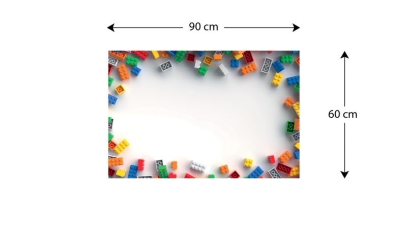 Tablica magnetyczna metalboards 90x60 cm ALLboards klocki 1 szt.