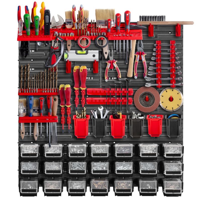 Tablica Narzędziowa KADAX Ścianka Warsztatowa 78x78cm 50el Warsztat Do Garażu