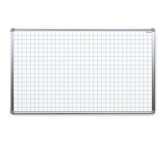 Tablica suchościeralna magnetyczna 150x100 cm ALLboards kratka 1 szt.