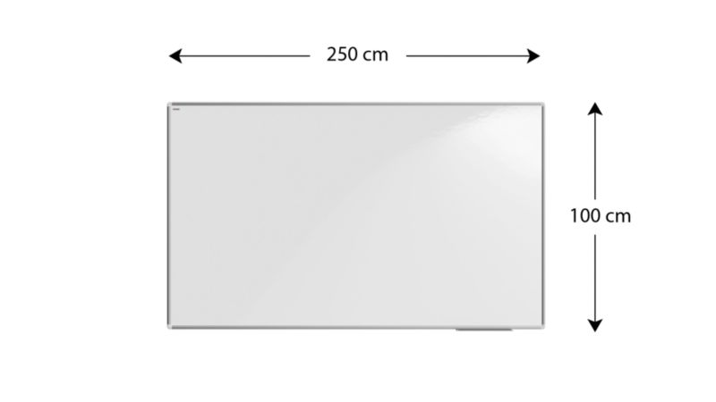 Tablica suchościeralna magnetyczna ALLboards 250x100 cm rama aluminiowa premium expo 1 szt.