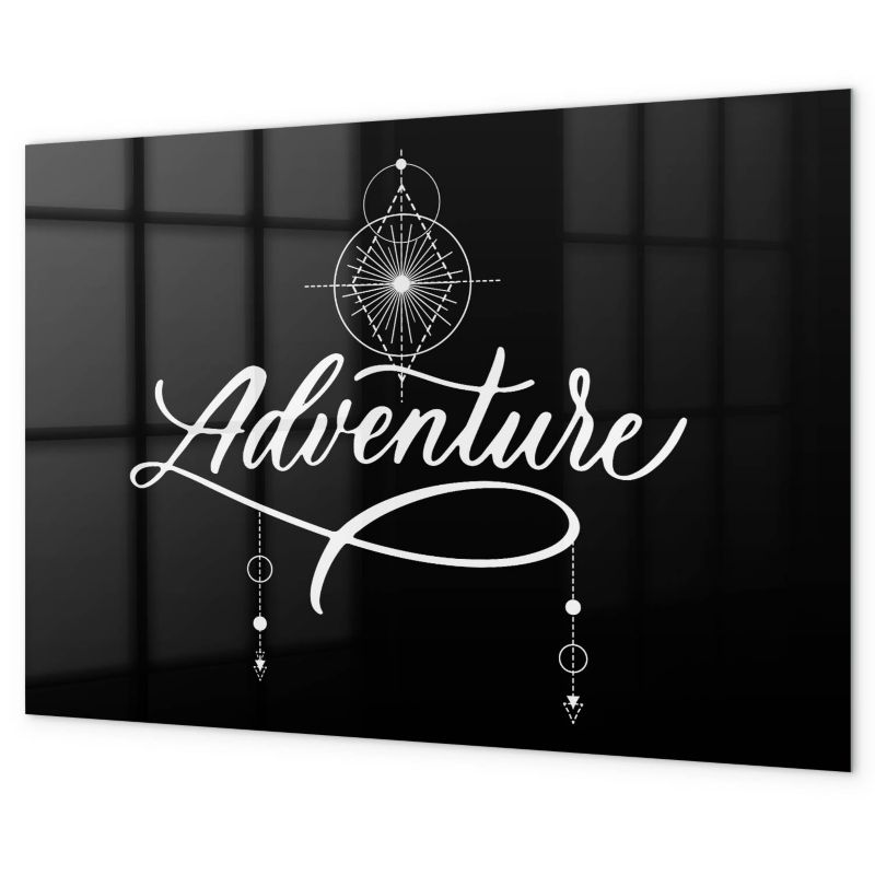 Tablica Suchościeralna Magnetyczna Tulup 100x70 cm Adventure przygoda Ozdobna, nowoczesna Biały marker 1 kpl