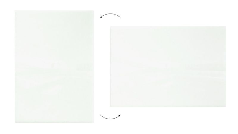 Tablica szklana magnetyczna ALLboards 100x70 cm classic biała 1 szt.