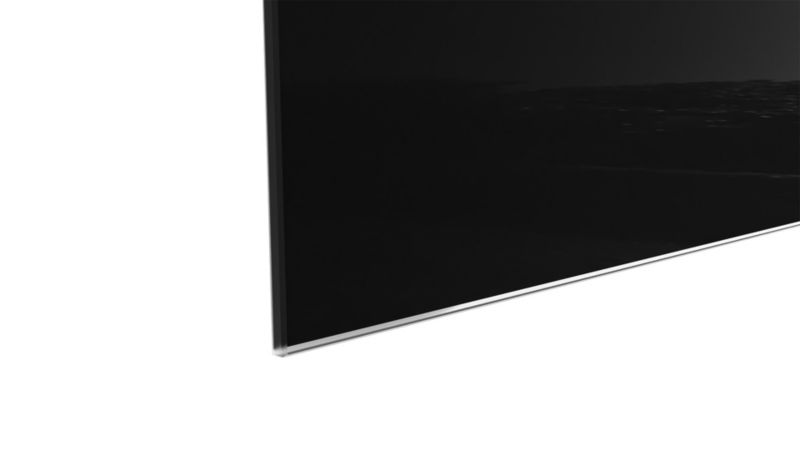 Tablica szklana magnetyczna ALLboards 80x60 cm czarna 1 szt.