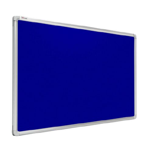 Tablica tekstylna w ramie aluminiowej ALLboards 150x100 cm filc niebieski 1 szt.