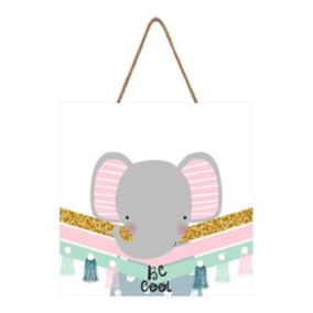 Tabliczka ozdobna Słonik 30 x 30 cm