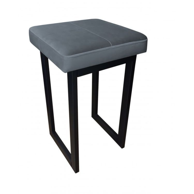 Taboret MAESTRO BL VELVET ciemno szary ATOS 1 szt.