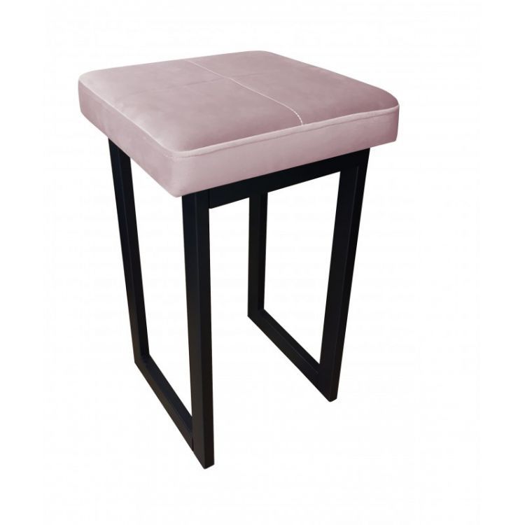 Taboret MAESTRO MG VELVET jasno różowy ATOS 1 szt.