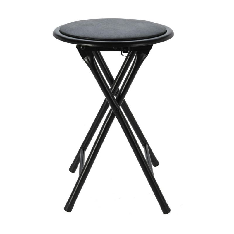 Taboret składany H&S Decoration czarny 45 x 30 cm 1 szt.