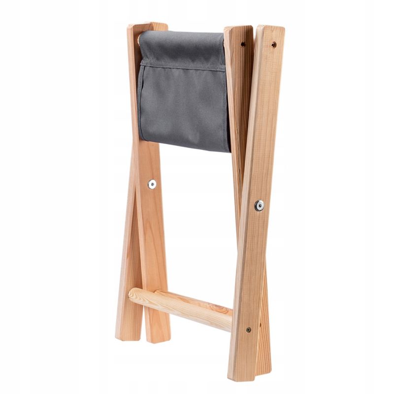 Taboret Składany KADAX Drewniany Stołek 40x31cm 1szt.