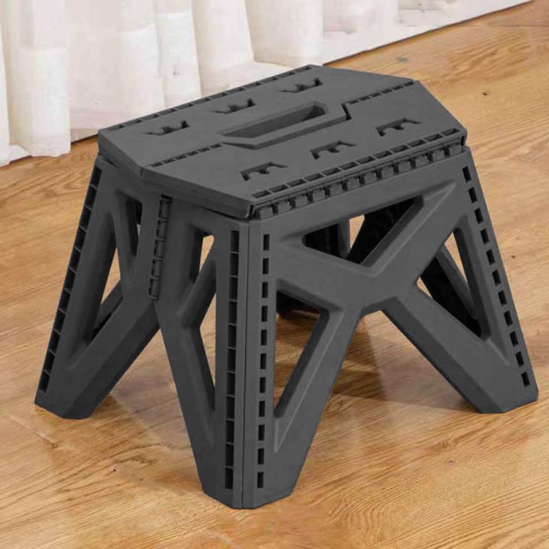 Taboret składany wielofunkcyjny Springos podest, stopień wys. 23 cm szary 1 szt.
