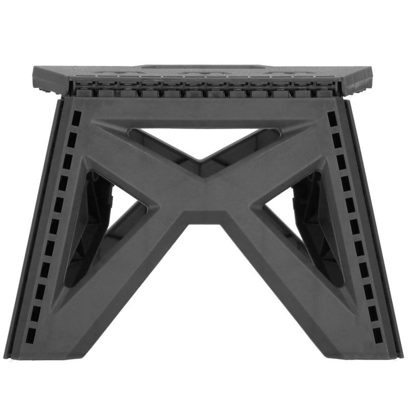 Taboret składany wielofunkcyjny Springos podest, stopień wys. 23 cm szary 1 szt.