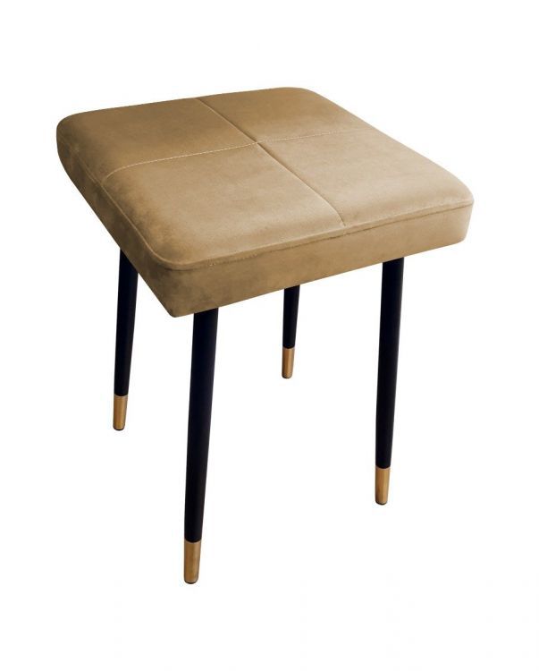 Taboret SQUARE 2 MG VELVET beżowy ATOS 1 szt.