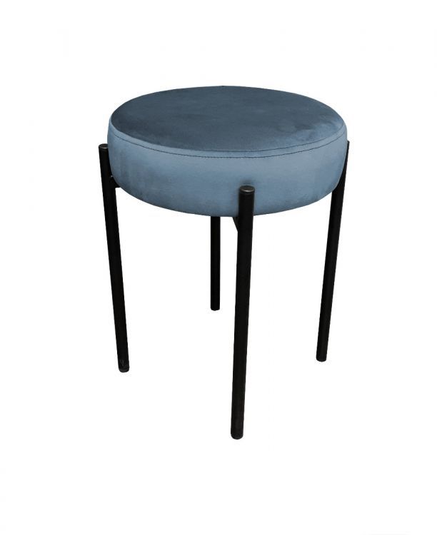 Taboret TORIN MG VELVET ciemnoniebieski ATOS 1 szt.