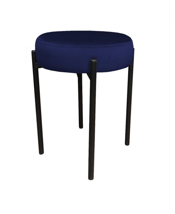 Taboret TORIN MG VELVET granatowy ATOS 1 szt.