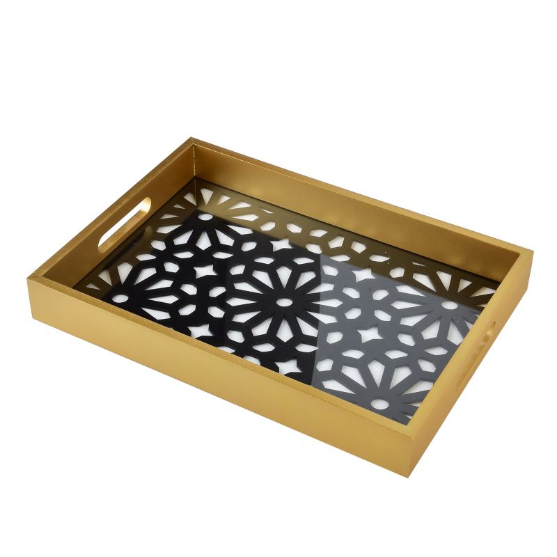 Taca śniadaniowa MONDEX DAZ 350 x 260 x 30 mm Czarny 1 szt.