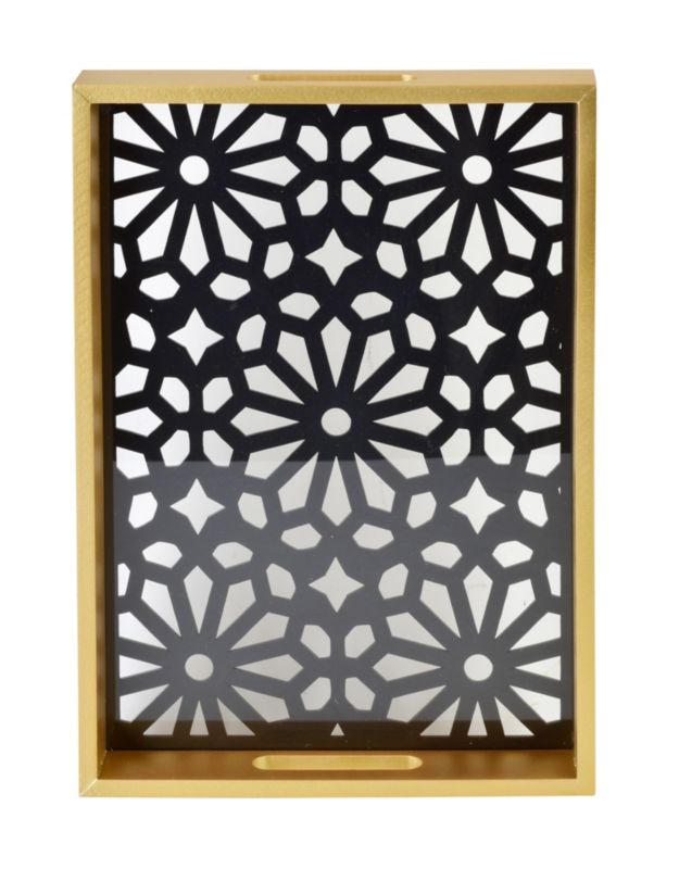 Taca śniadaniowa MONDEX DAZ 350 x 260 x 30 mm Czarny 1 szt.