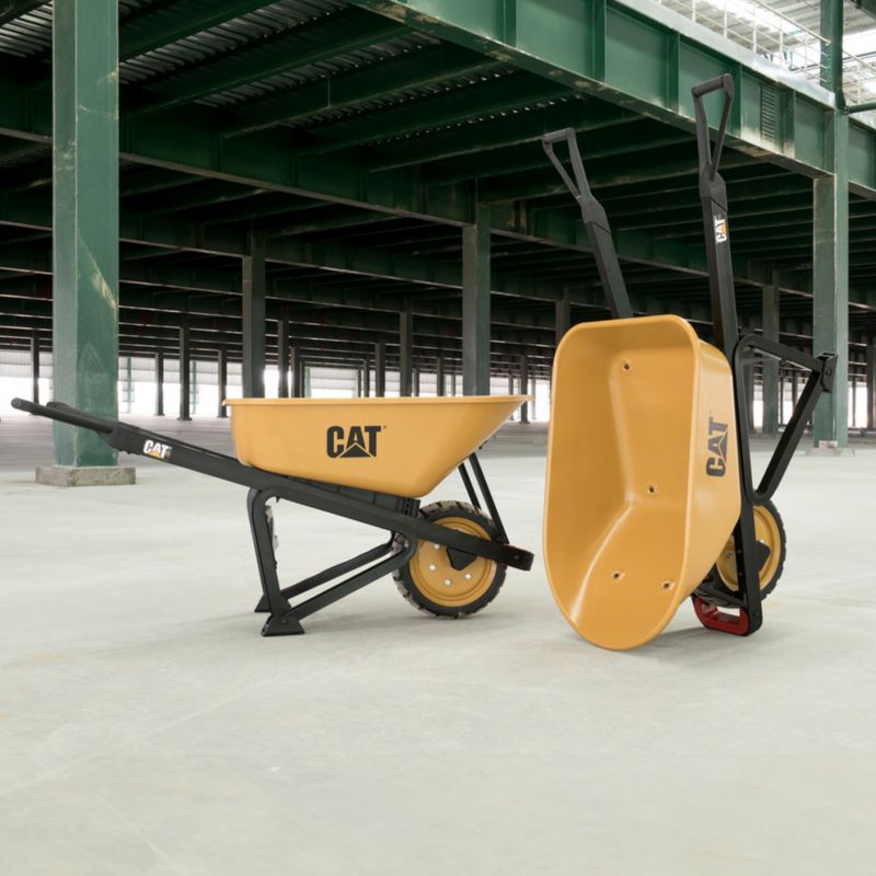 Taczka Caterpillar K-Series ładowność 500 kg Flat-Free Tire misa 1,1 mm ...