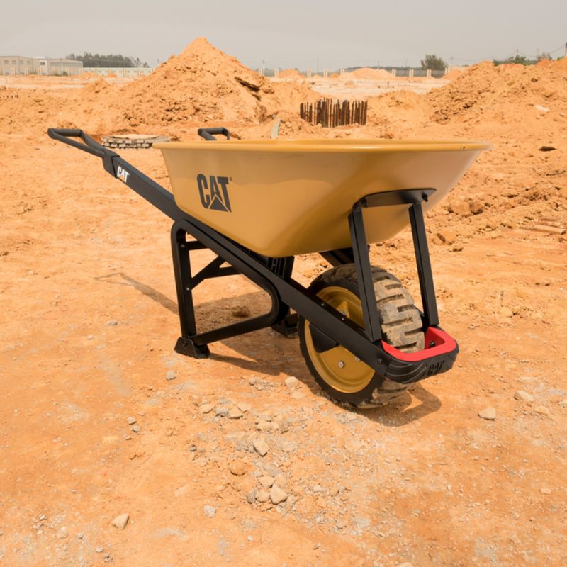 Taczka Caterpillar K-Series ładowność 500 kg Flat-Free Tire misa 1,1 mm ...