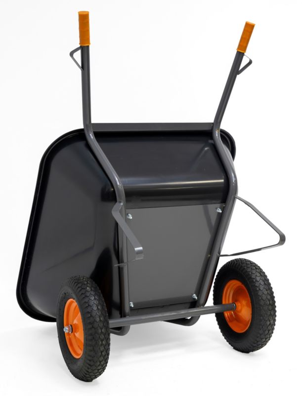 Taczka wózek ogrodowy paszowy dwukołowy spawany SKIVA 290L / 300 kg - 1szt.