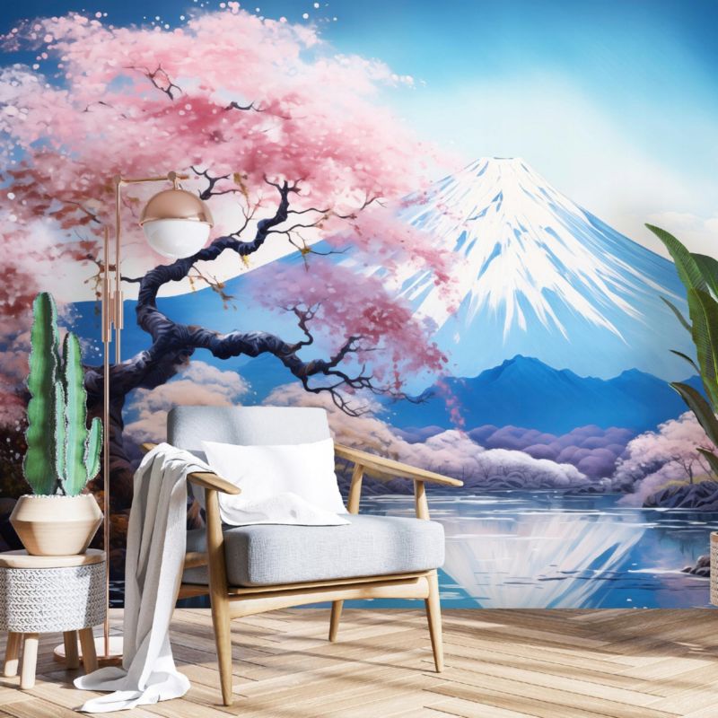 Tapeta Ścienna Góry Pastele WALLARENA 350x250 cm Fototapeta Na Flizelinie 1 szt.