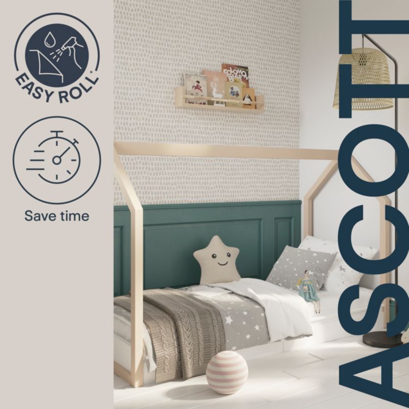 Tapeta easy roll Ascott Dots beżowa