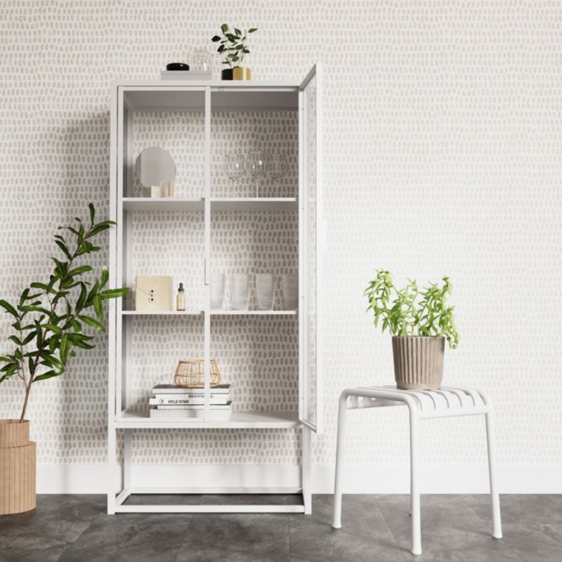 Tapeta easy roll Ascott Dots beżowa