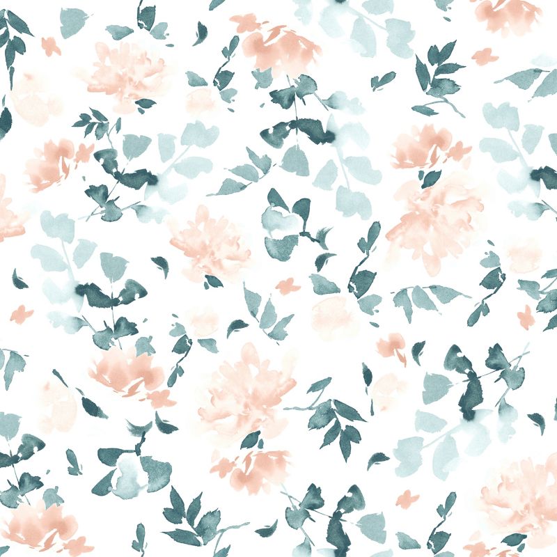 Tapeta easy roll Bexton Flowers niebieska