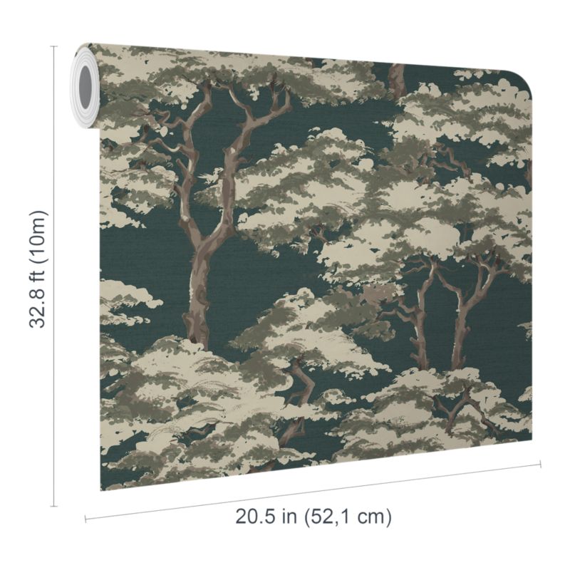 Tapeta GoodHome drzewa zielona