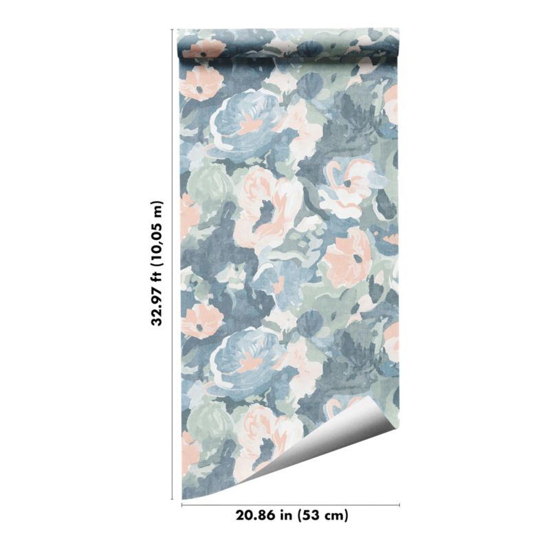 Tapeta GoodHome kwiaty wielokolorowa