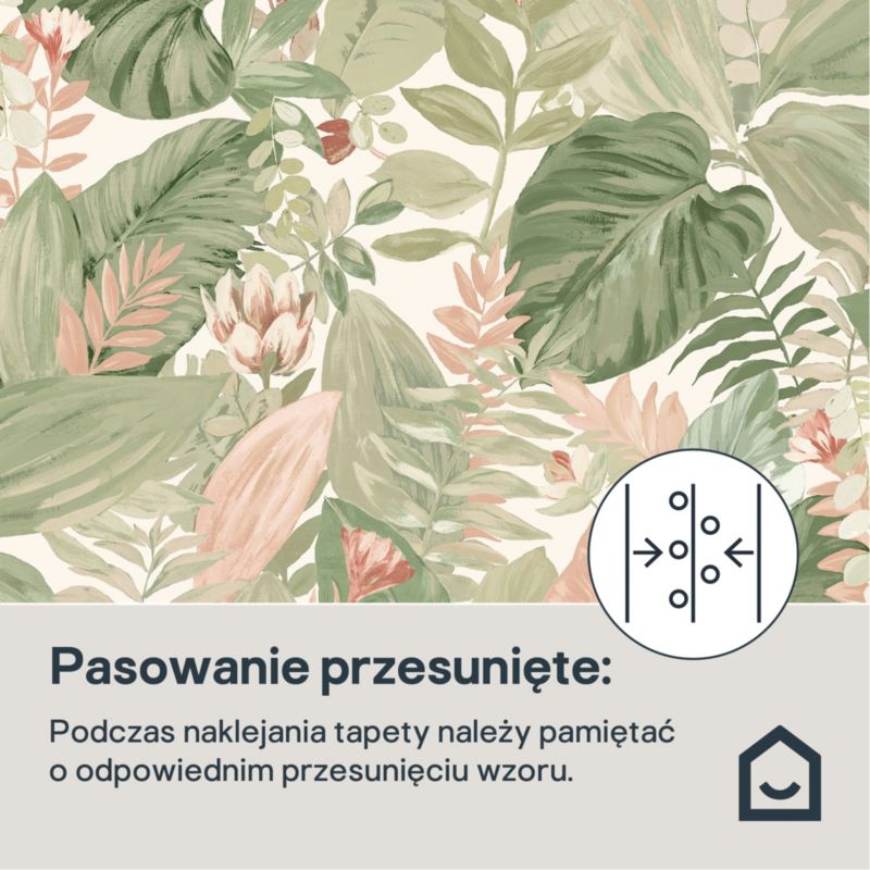 Tapeta GoodHome palmy wielokolorowa