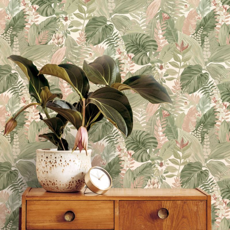Tapeta GoodHome palmy wielokolorowa