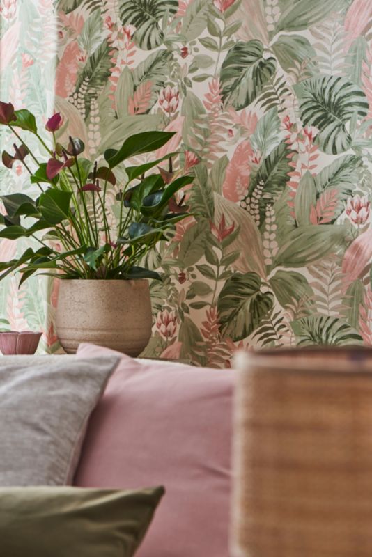 Tapeta GoodHome palmy wielokolorowa