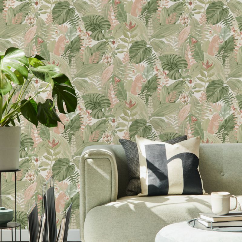 Tapeta GoodHome palmy wielokolorowa