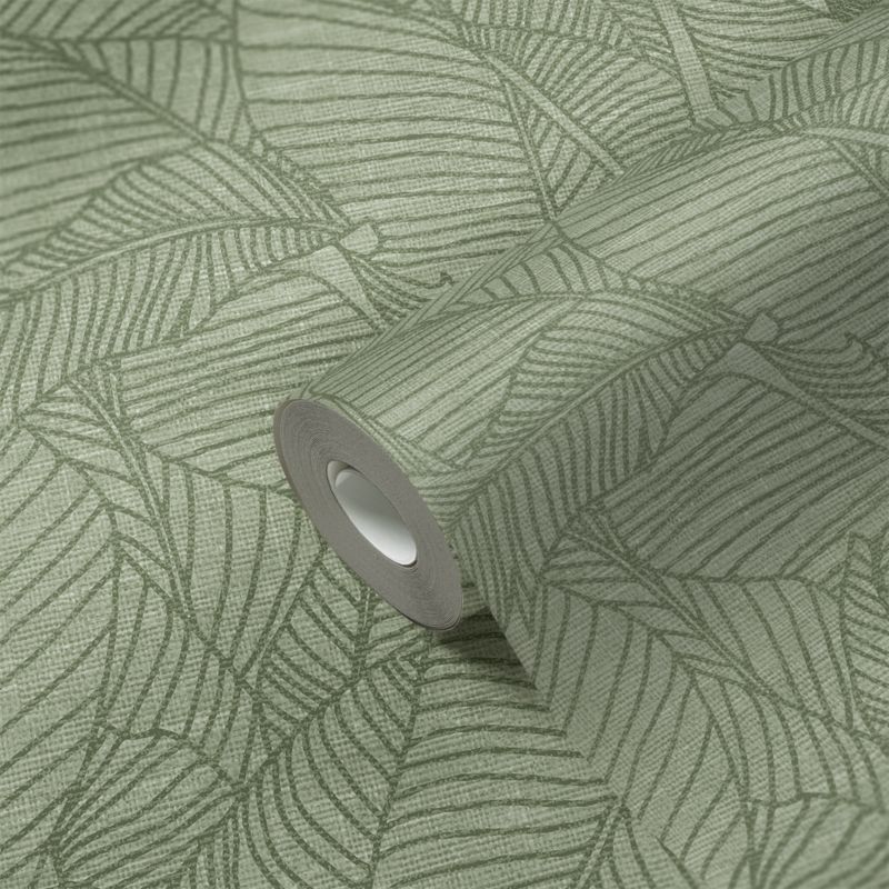 Tapeta GoodHome palmy zielona
