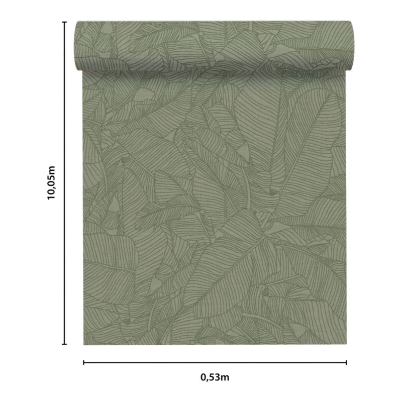 Tapeta GoodHome palmy zielona