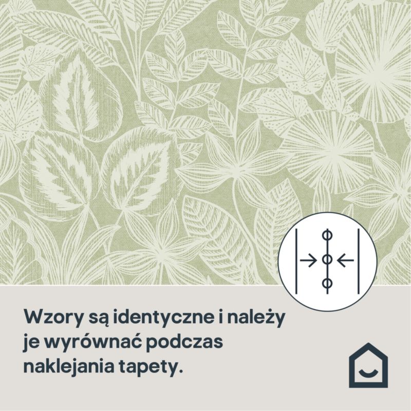 Tapeta GoodHome Scratch liście zielone