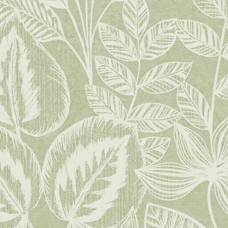 Tapeta GoodHome Scratch liście zielone