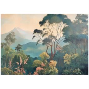 Tapeta Na Flizelinie Ścianę WALLARENA 250x175 cm Fototapeta Do Sypialni Salonu Kuchni Dżungla Natura Las 1 szt.