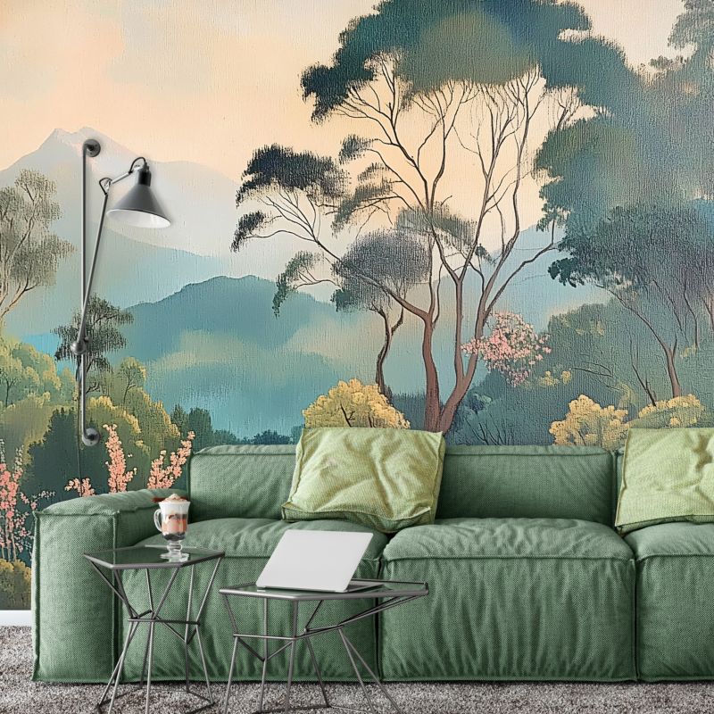 Tapeta Na Flizelinie Ścianę WALLARENA 250x175 cm Fototapeta Do Sypialni Salonu Kuchni Dżungla Natura Las 1 szt.