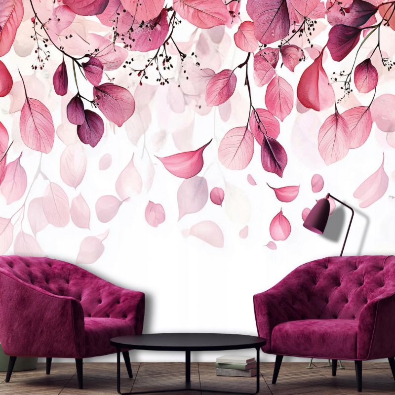 Tapeta Na Flizelinie Ścianę WALLARENA 250x175 cm Fototapeta Do Sypialni Salonu Kuchni Liście Wiszące 1 szt.