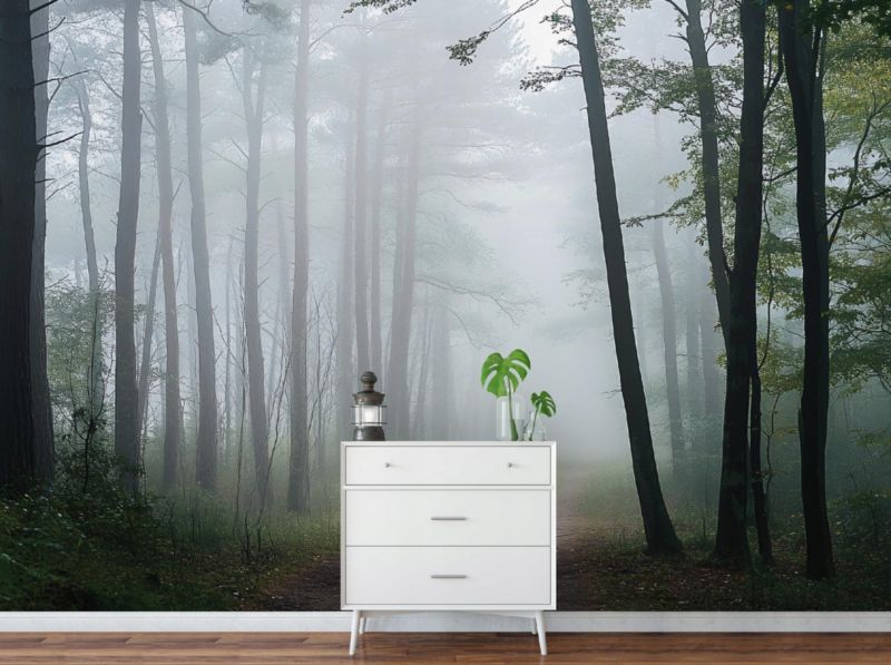 Tapeta Na Flizelinie Ścianę WALLARENA 350x250 cm Fototapeta Do Sypialni Salonu Kuchni Las Natura 1 szt.