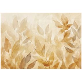 Tapeta Na Flizelinie Ścianę WALLARENA 400x280 cm Fototapeta Do Sypialni Salonu Kuchni Liście Abstrakcja 1 szt.