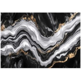 Tapeta Na Flizelinie Ścianę WALLARENA 400x280 cm Fototapeta Do Sypialni Salonu Kuchni Marmur Abstrakcja 1 szt.
