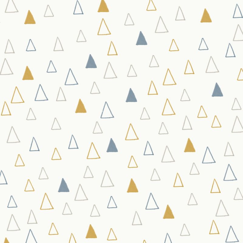 Tapeta papierowa Spicata żółte trójkąty