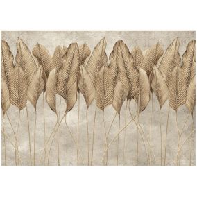 Tapeta Winylowa Na Flizelinie Ścianę WALLARENA 368x254 cm Fototapeta Do Sypialni Salonu Liście 1 szt.