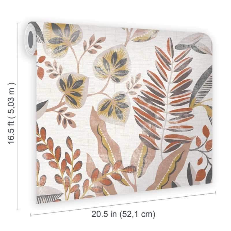 Tapeta winylowa na flizelinie GoodHome Bronz jasnobeżowa