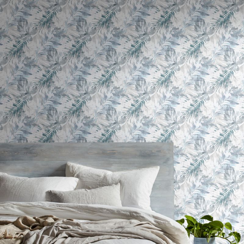 Tapeta winylowa na flizelinie GoodHome Jarava niebieska