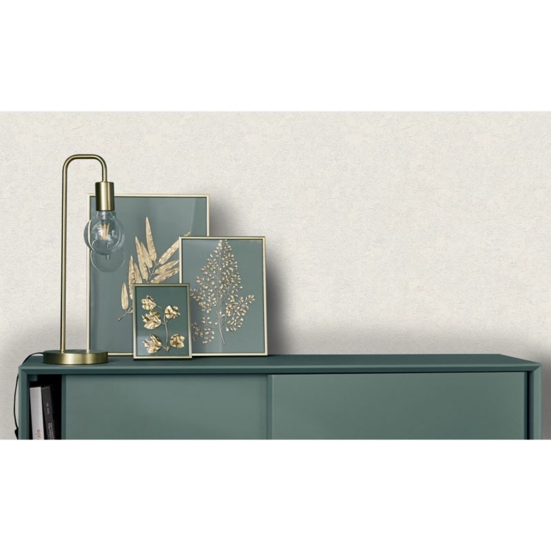 Tapeta winylowa na flizelinie GoodHome Malmy beżowa Majsterkowanie w